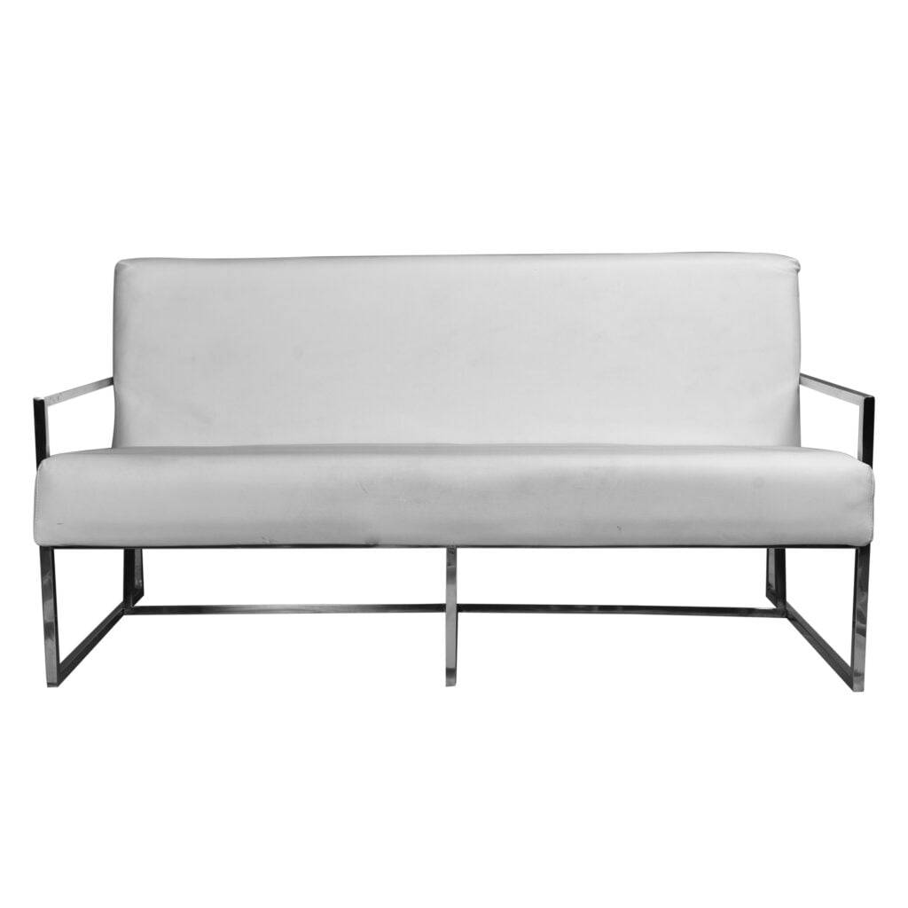 Lucidity Africa White 3 seater Couch