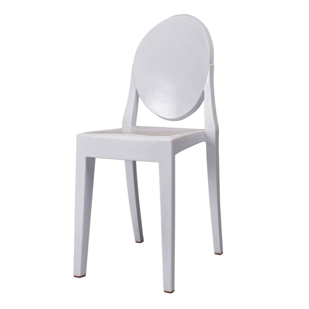 Lucidity Africa White Victoria Chair