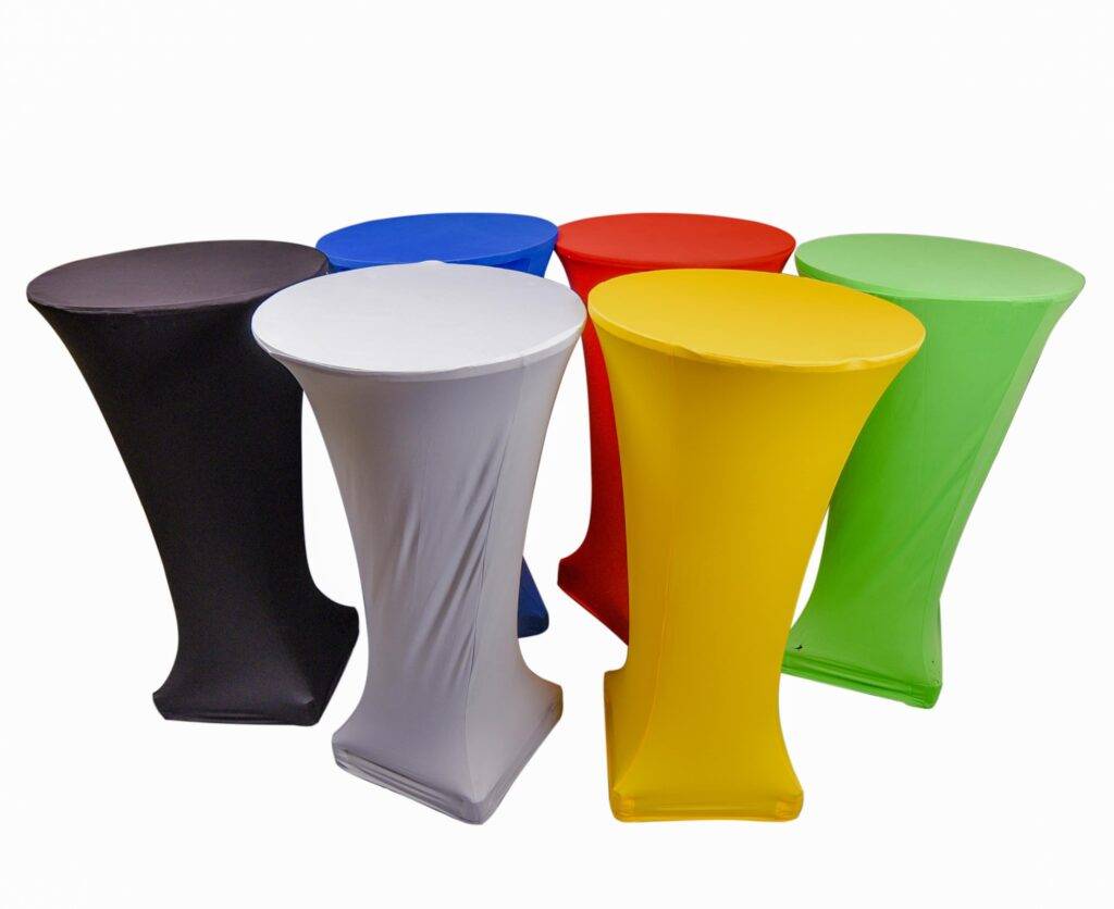 Hire Spandex Cocktail Tables in Nairobi