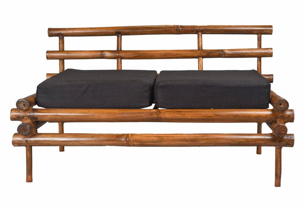 Rustic Bamboo Couch for hire in Nairobi