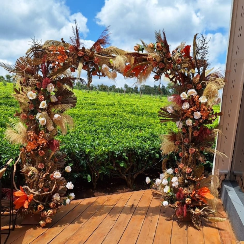 Hire Floral Backdrop Arch from Lucidity Africa Events