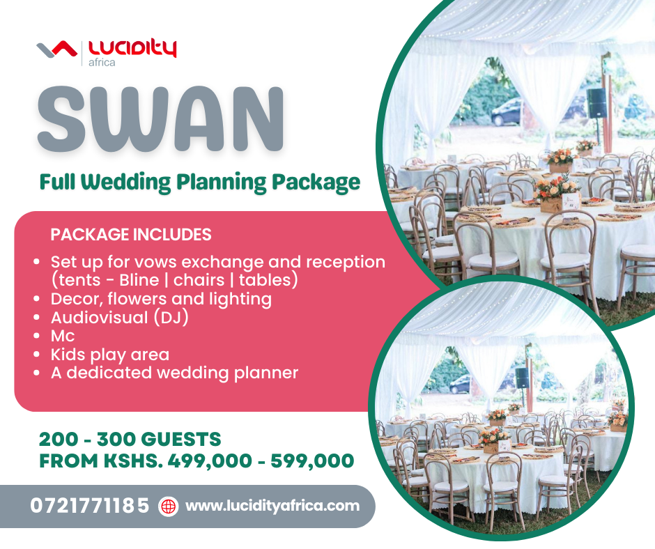Precios completos del paquete de planificación de bodas Kenia