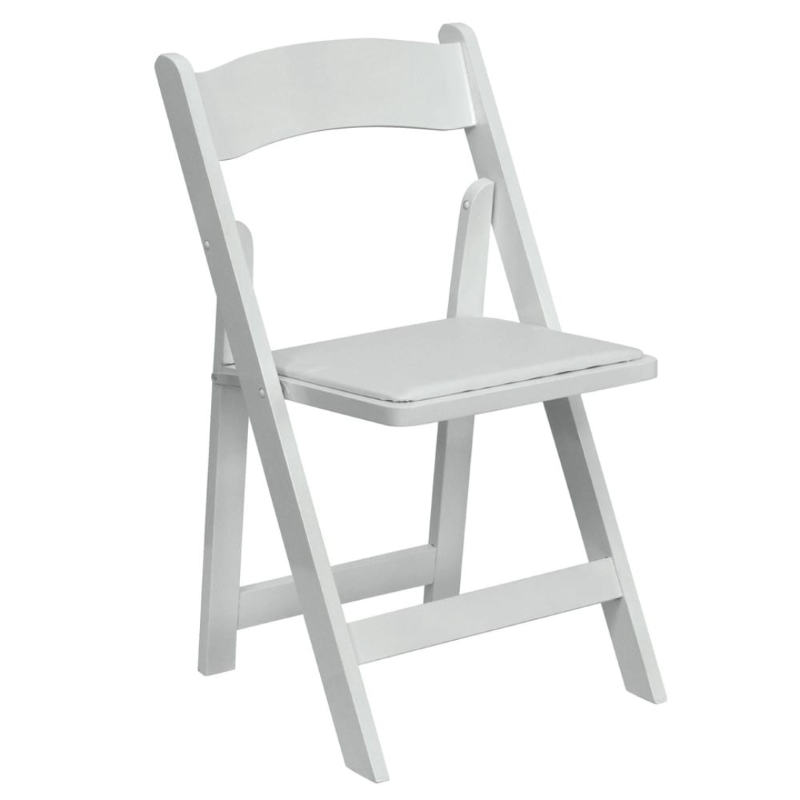 Foldable White Chair
