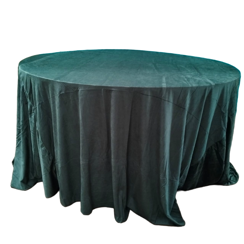Hire Emerald Green Velvet Tablecloth from Lucidity Africa Events