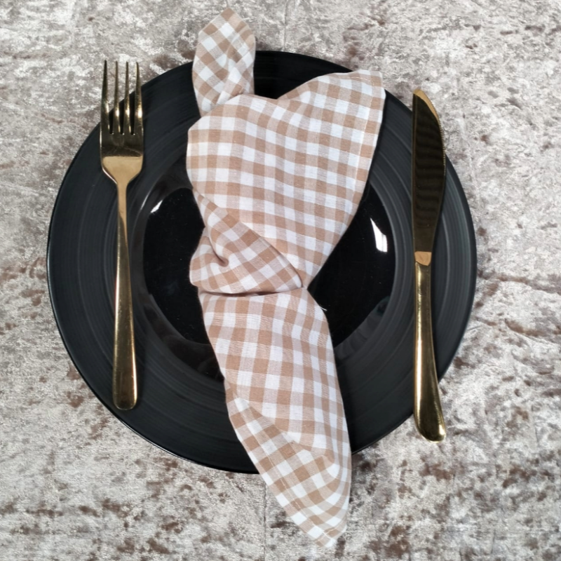 Hire Gingham Checked Napkin from Lucidity Africa Events