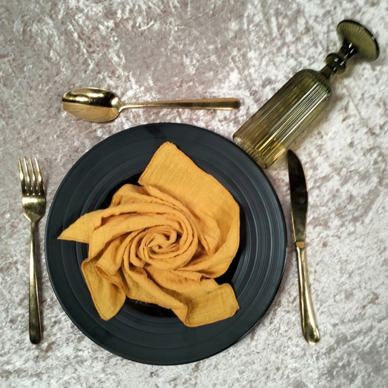 Hire Mustard Yellow Napkin from Lucidity Africa Events