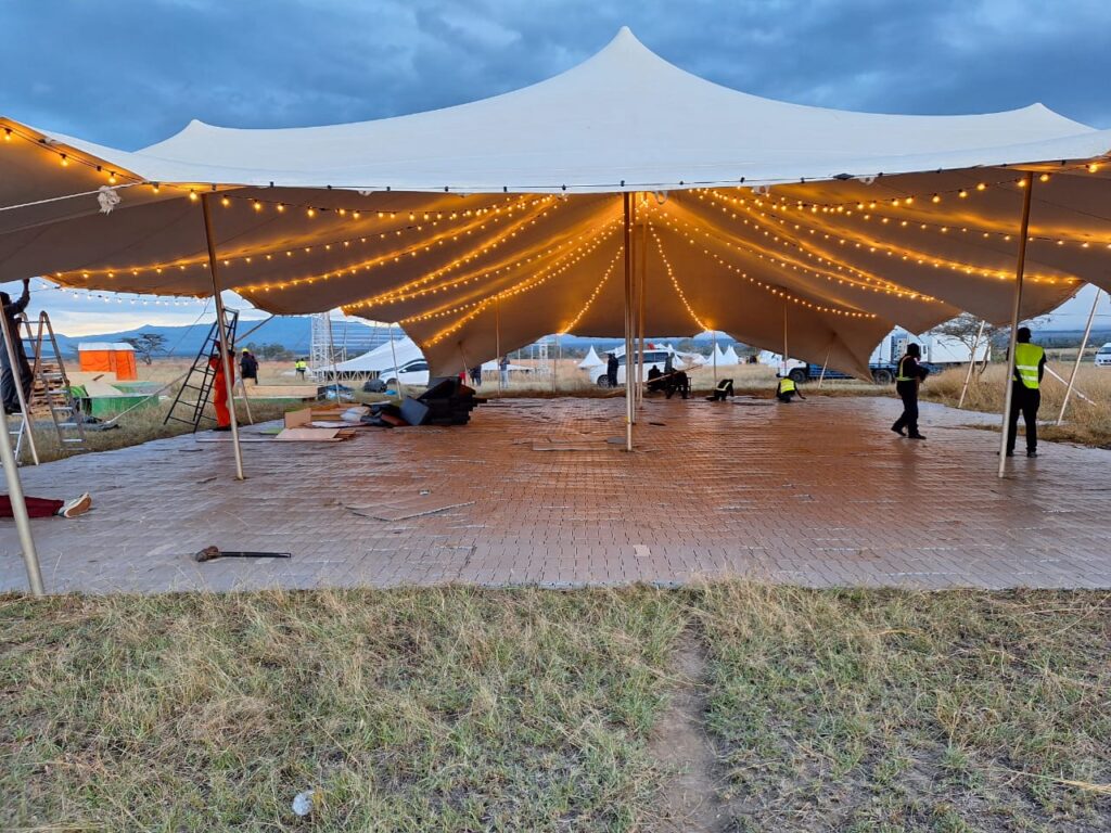 Hire Stretch Tent from Lucidity Africa Events