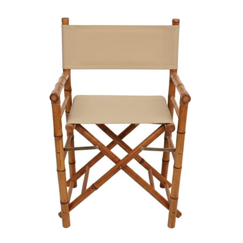 Premium Bamboo Safari Dining Chair Beige