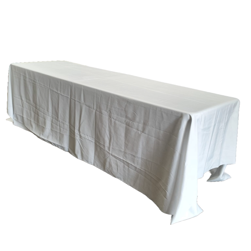 Hire White Plain Tablecloth from Lucidity Africa Events