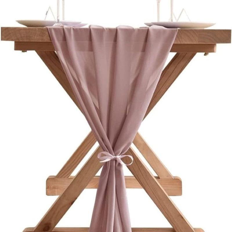 Hire Dusty Rose Table Runners from Lucidity Africa Events Kenya Nairobi