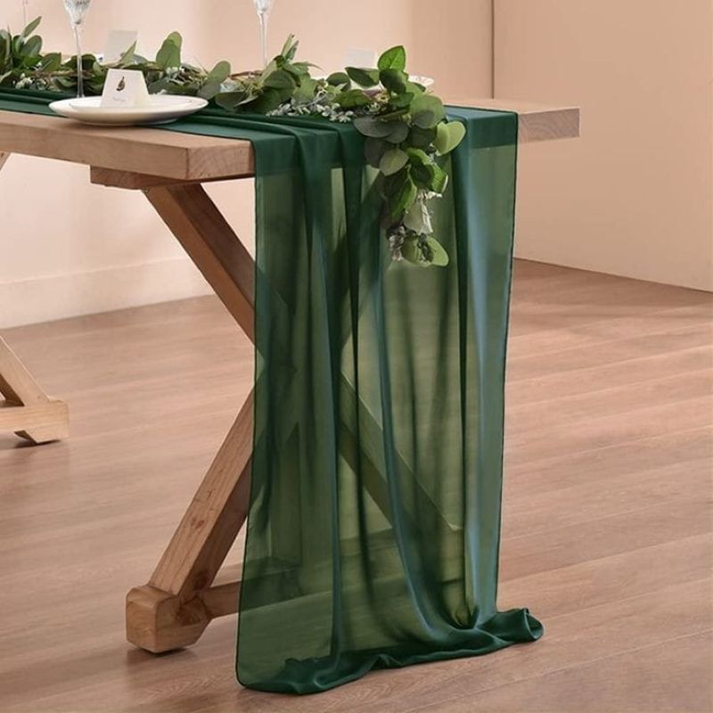 Hire Emerald Green Table Runners from Lucidity Africa Events Kenya Nairobi