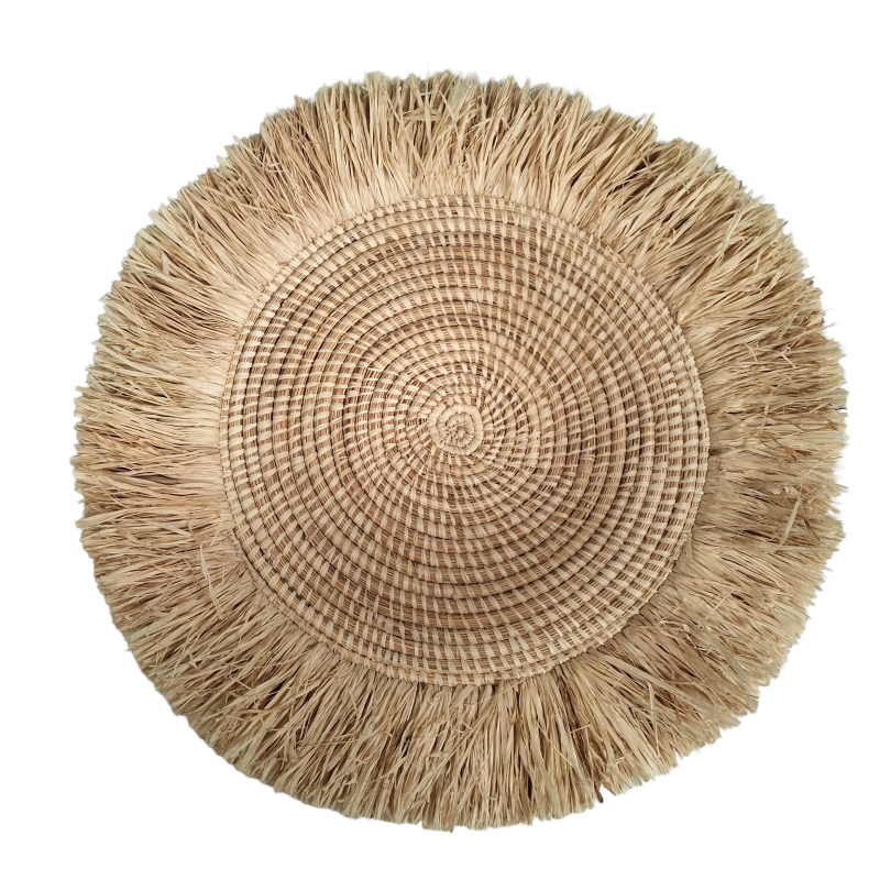Hire Raffia Boho Fringe Placemats from Lucidity Africa Events