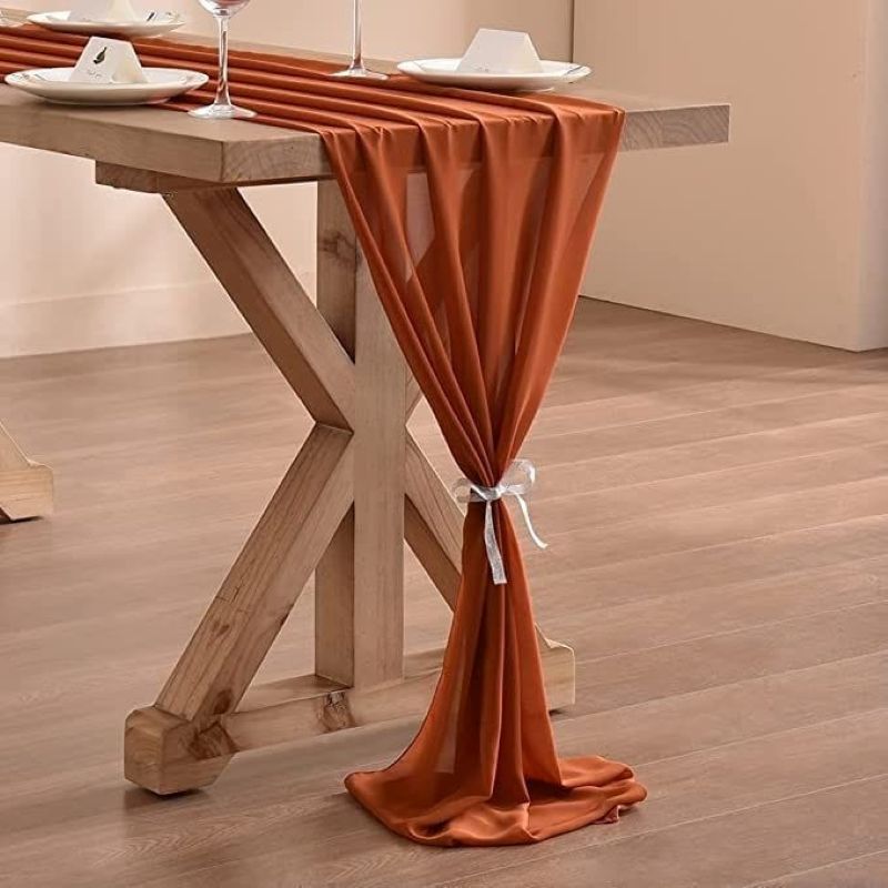 Hire Rust Table Runners from Lucidity Africa Events Kenya Nairobi