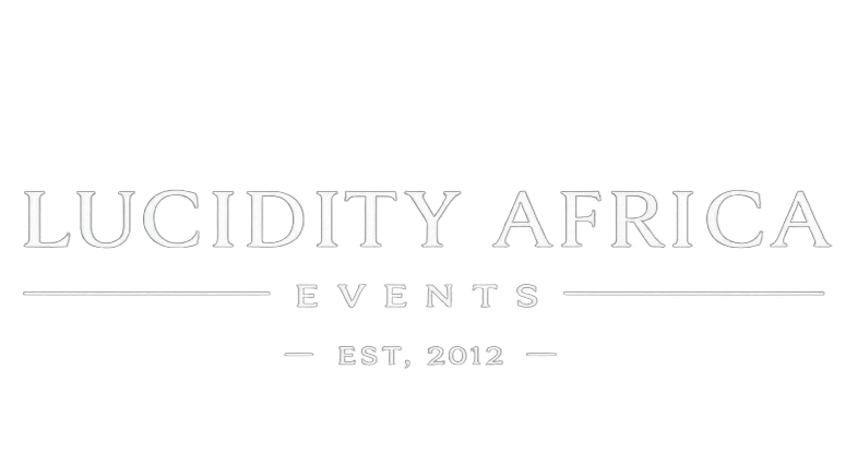 Lucidity Africa Events Logo Transparent White White