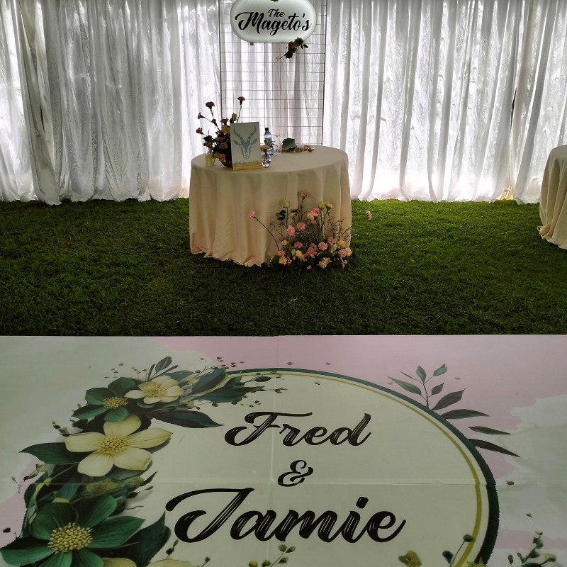 Custom Branded Wedding Dancefloor in Nairobi Kenya