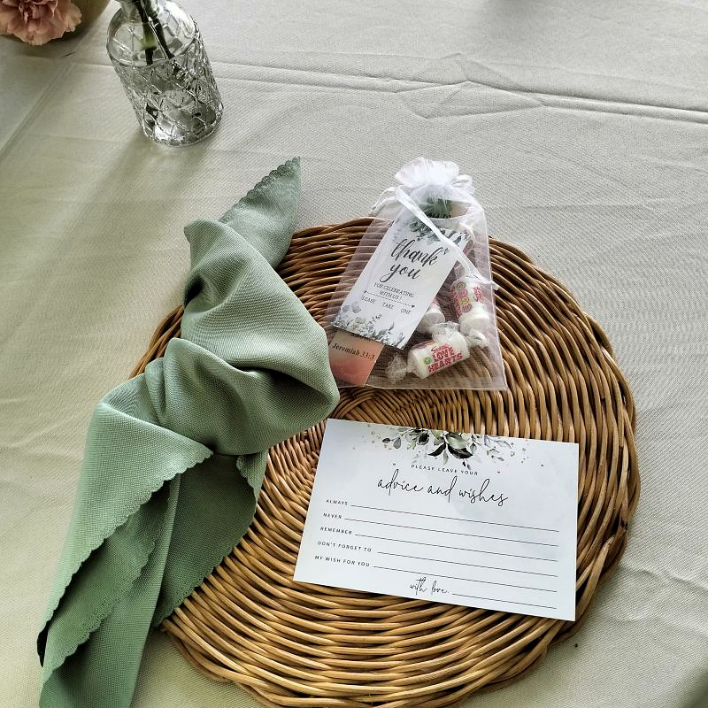 Wedding Place Setting in Nairobi Kenya.