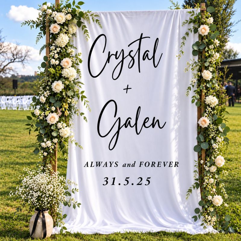 Fabric Signage Decor By Lucidity Africa Events