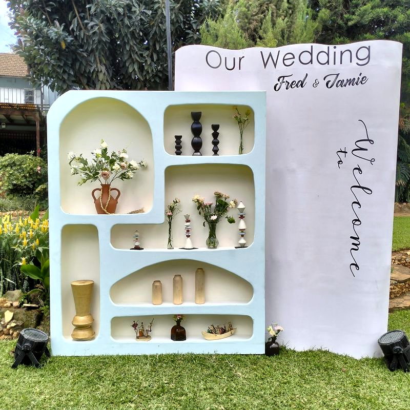 Niche Wall Entry Signage for Wedding in Nairobi