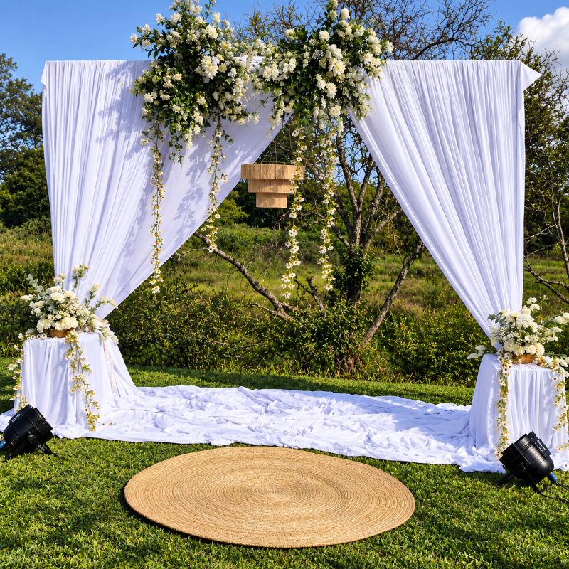 Altar Wedding Decor by Lucidity Africa Events 